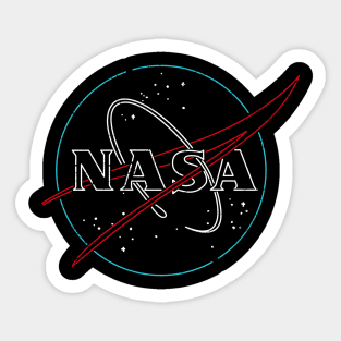 Retro NASA Sticker